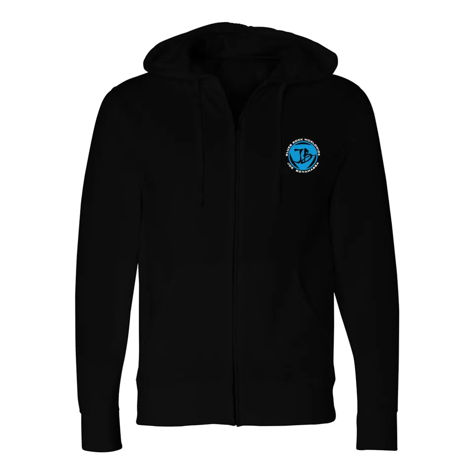 Joe Bonamassa Blues Rock Worldwide Zip-Up hettejakke svart
