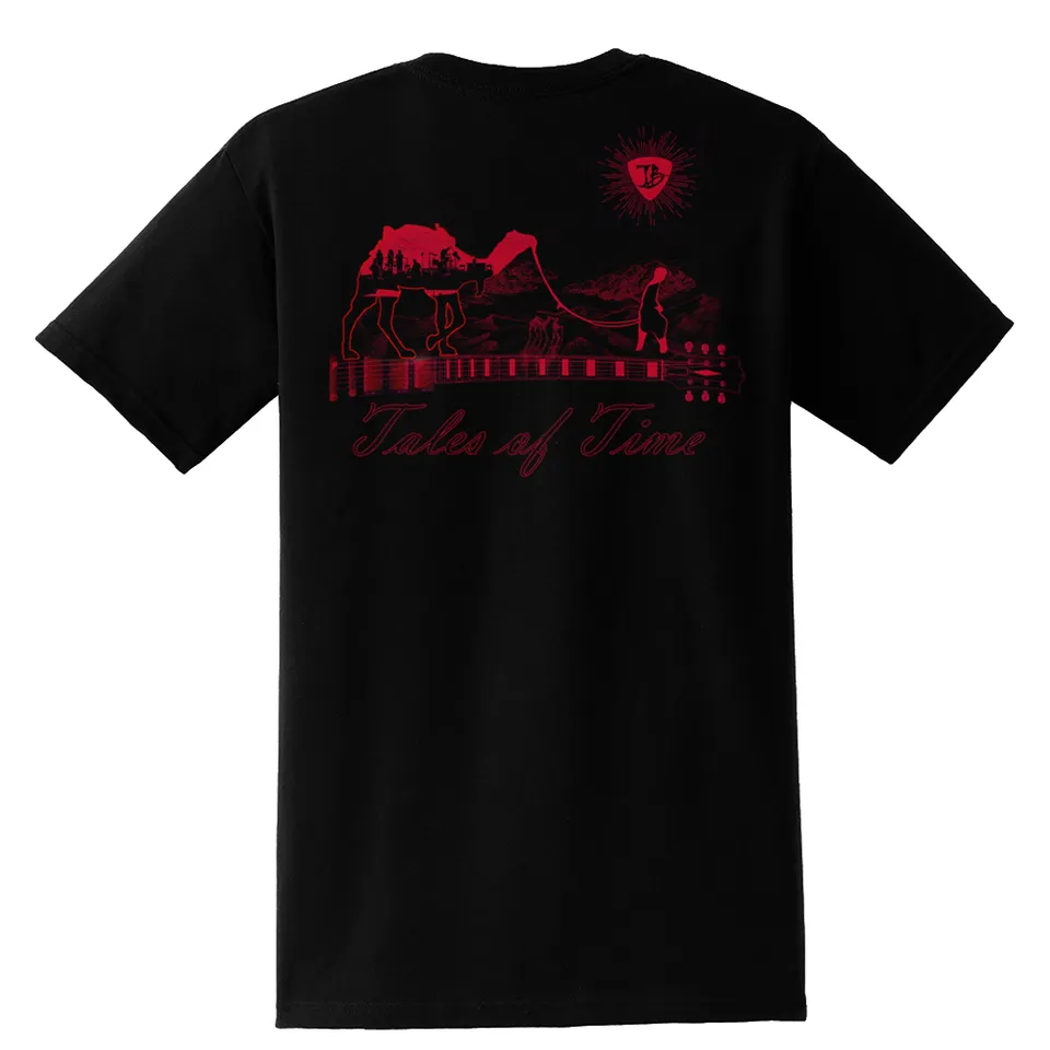 Joe Bonamassa Tales of Time t-skjorte lomme unisex bomull