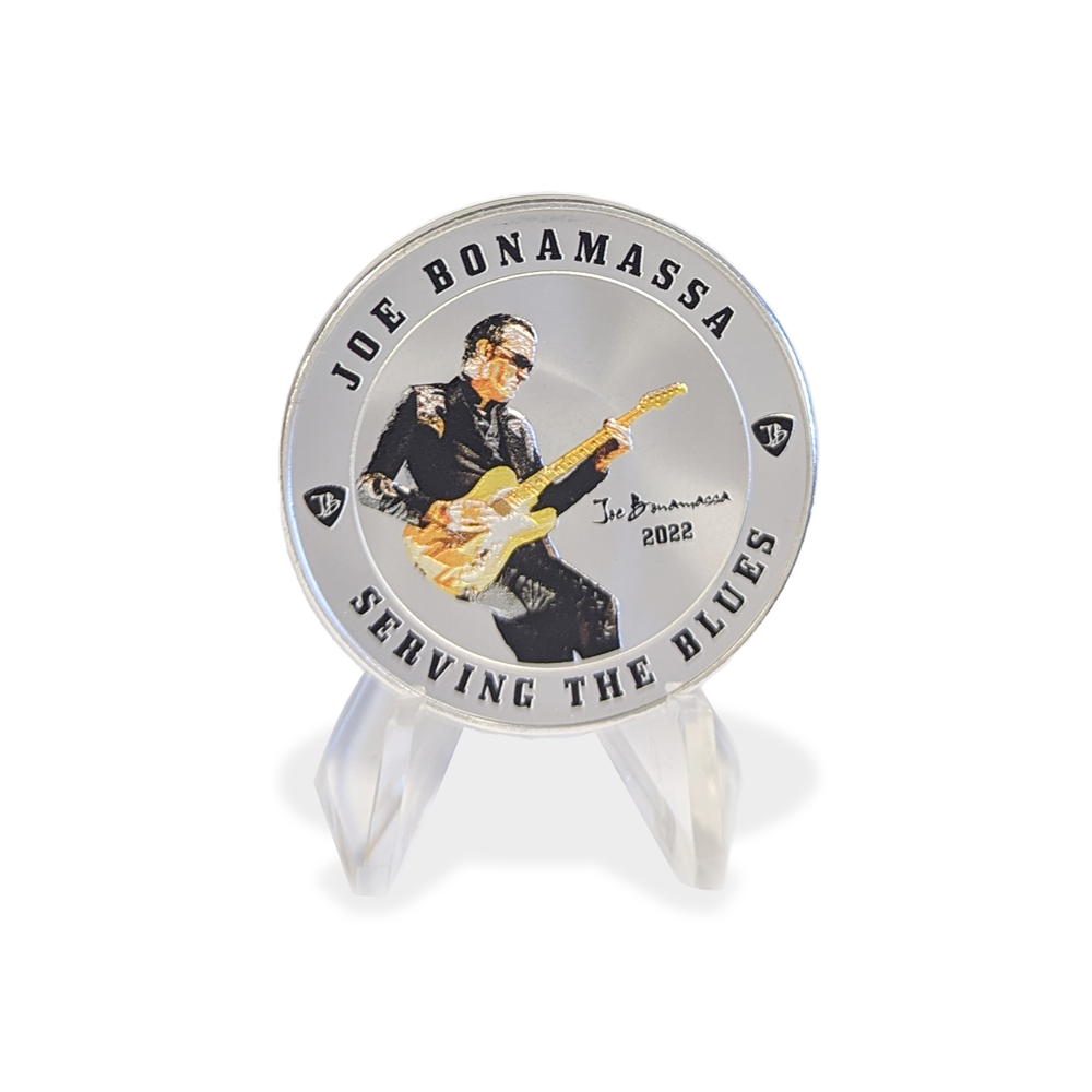 Joe Bonamassa 2022 JB Fine Silver sølvmynt 1 oz nummerert