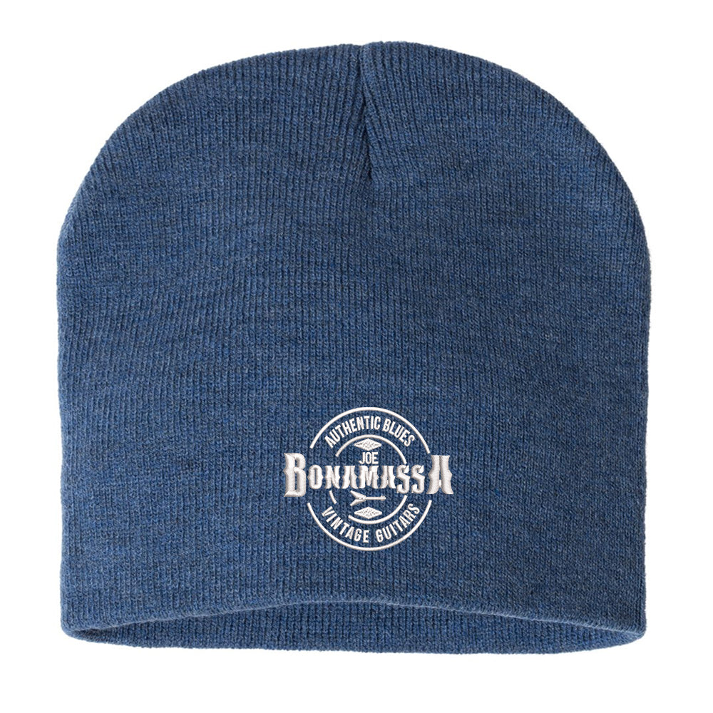 Joe Bonamassa Authentic Blues lue strikk brodert logo