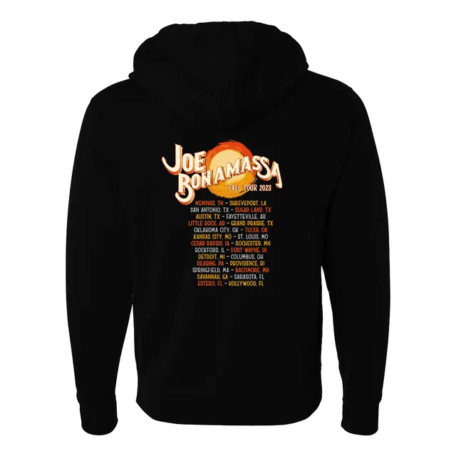 Joe Bonamassa U.S. Fall Tour 2023 Serenade hettegenser zip unisex