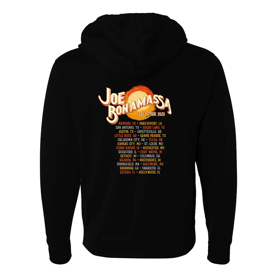 Joe Bonamassa U.S. Fall Tour 2023 Serenade hettegenser zip unisex