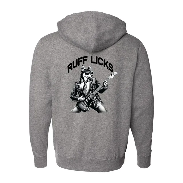 Joe Bonamassa Ruff Licks hettejakke unisex glidelås fleece
