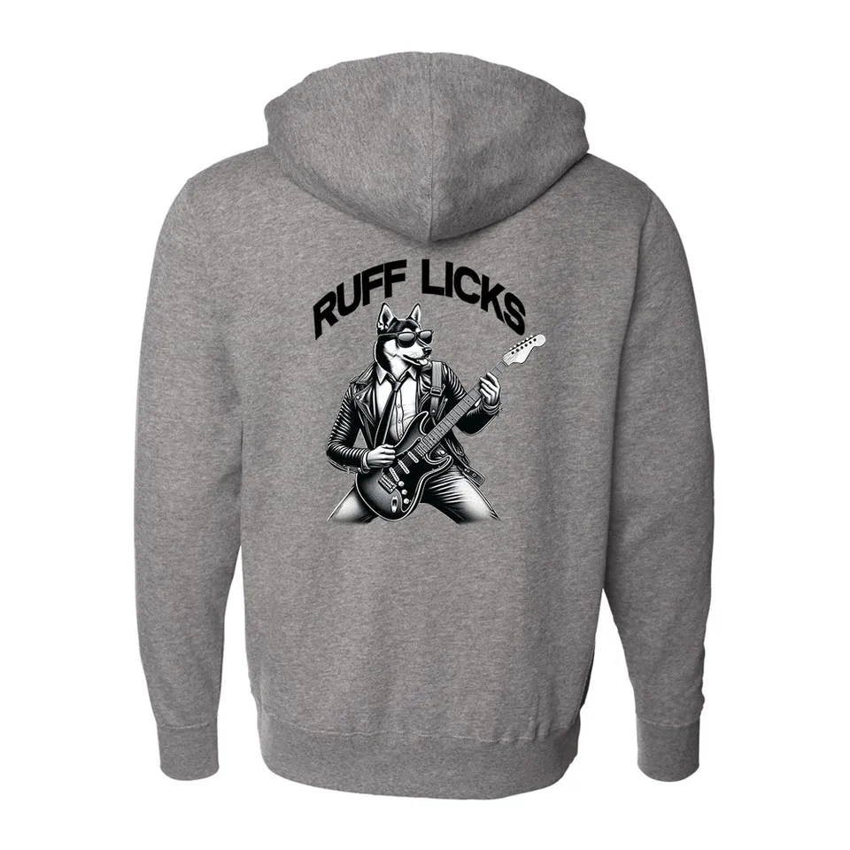 Joe Bonamassa Ruff Licks hettejakke unisex glidelås fleece