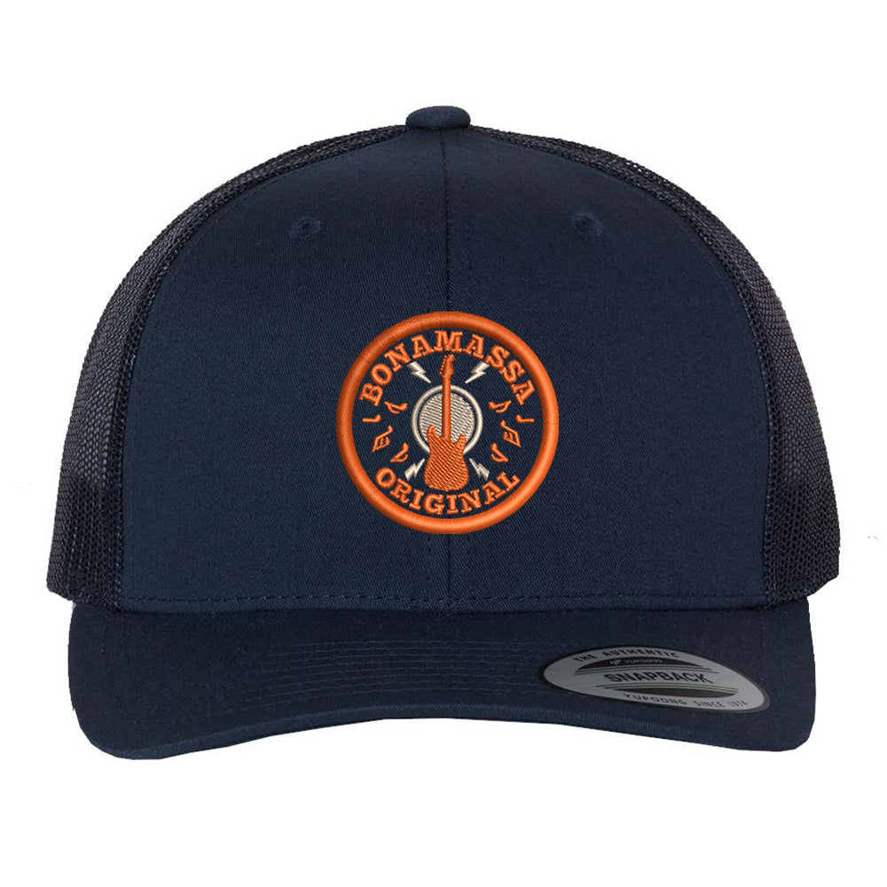 Joe Bonamassa Original Retro Trucker caps svart snapback