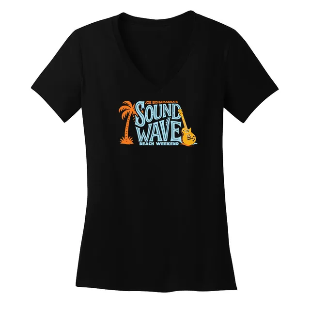 Joe Bonamassa Sound Wave Beach Weekend 2026 V-hals dame