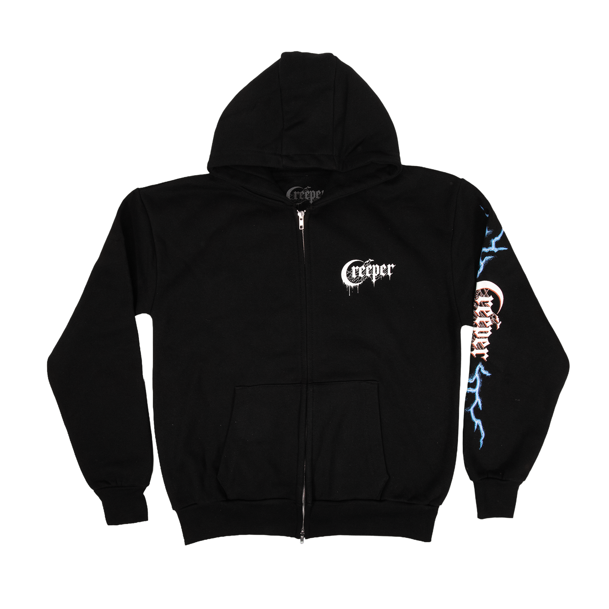 Creeper Angelic Underworld Zip Hoodie hettejakke svart
