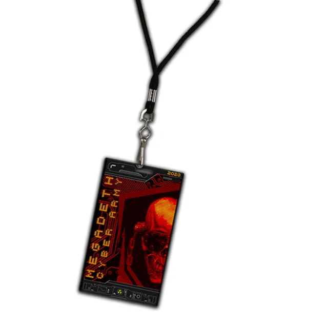 Megadeth Cyber Army 2023 laminat samleobjekt