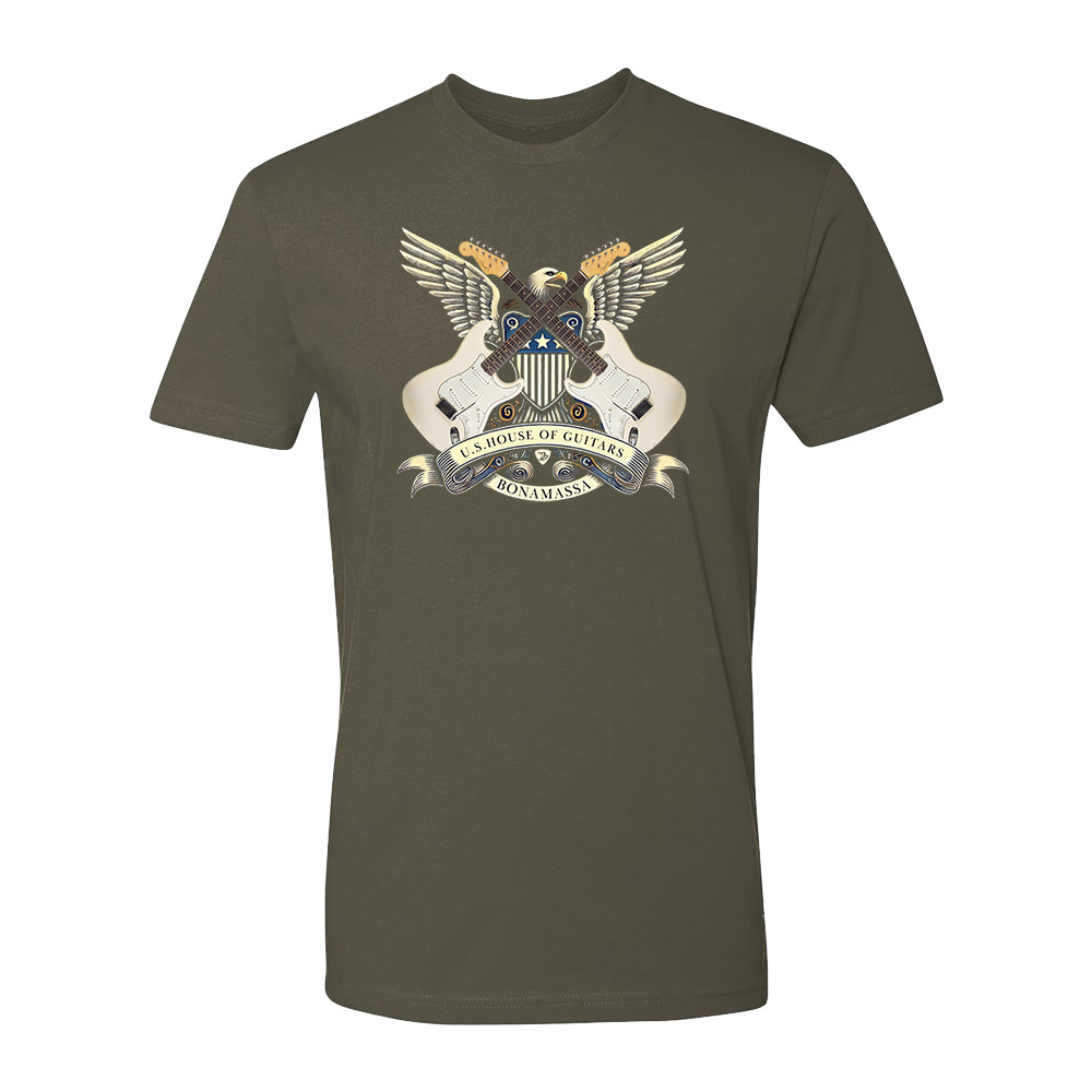 Joe Bonamassa House of Guitars Seal t-skjorte svart