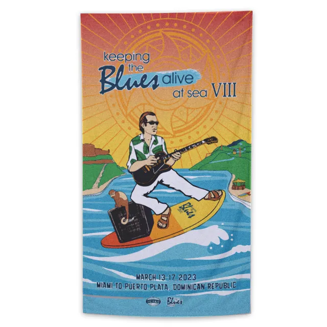 Joe Bonamassa KTBA at Sea VIII håndkle 35x60 bomull