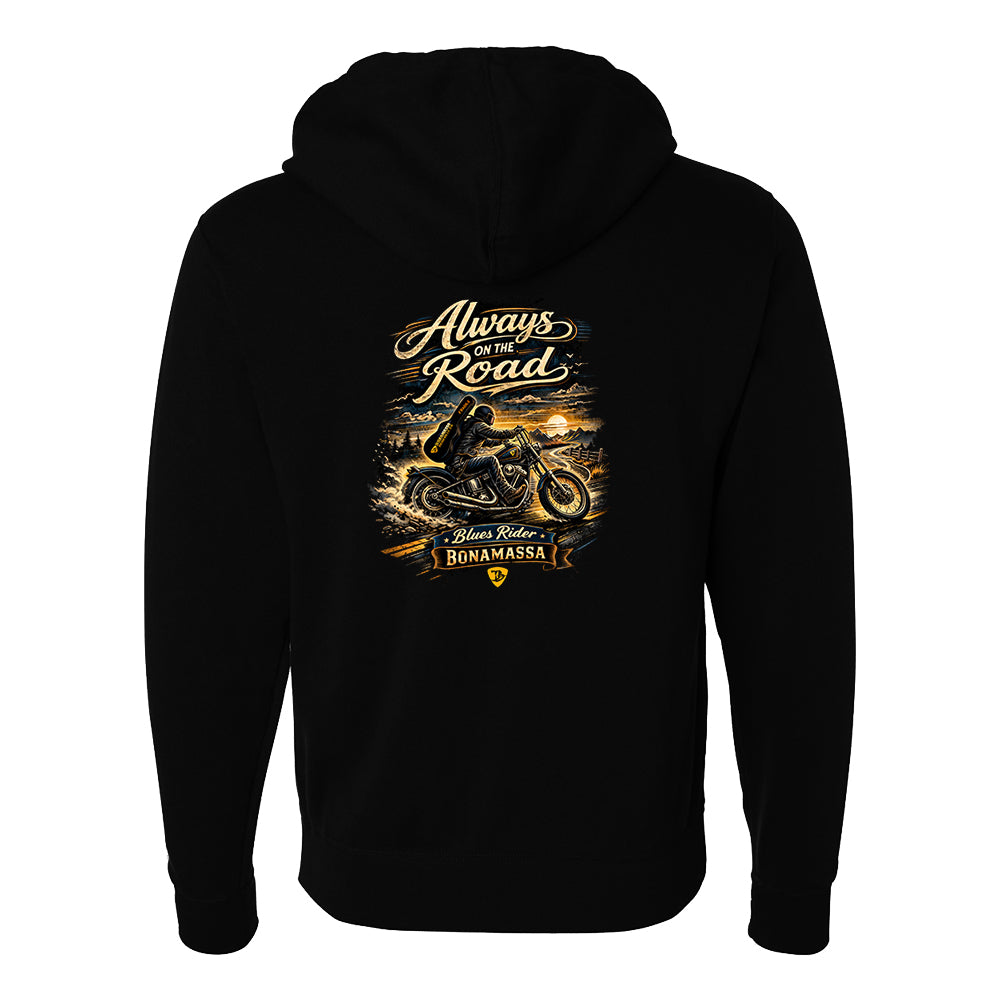 Joe Bonamassa Blues Rider Hettejakke glidelås unisex svart