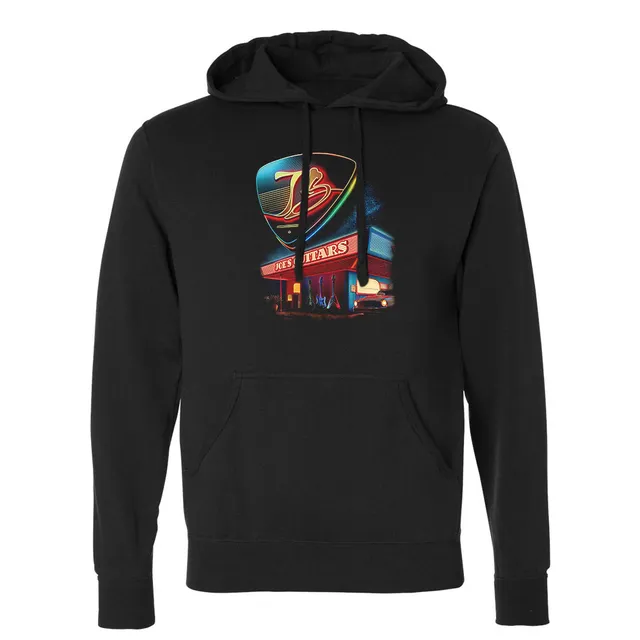 Joe Bonamassa Neon Diner hoodie svart unisex