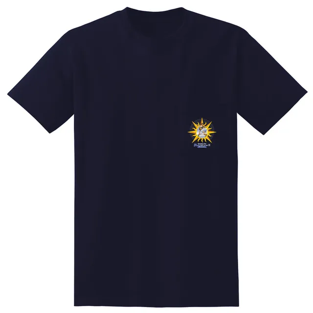 Joe Bonamassa KTBA at Sea Mediterranean III pocket t-skjorte navy