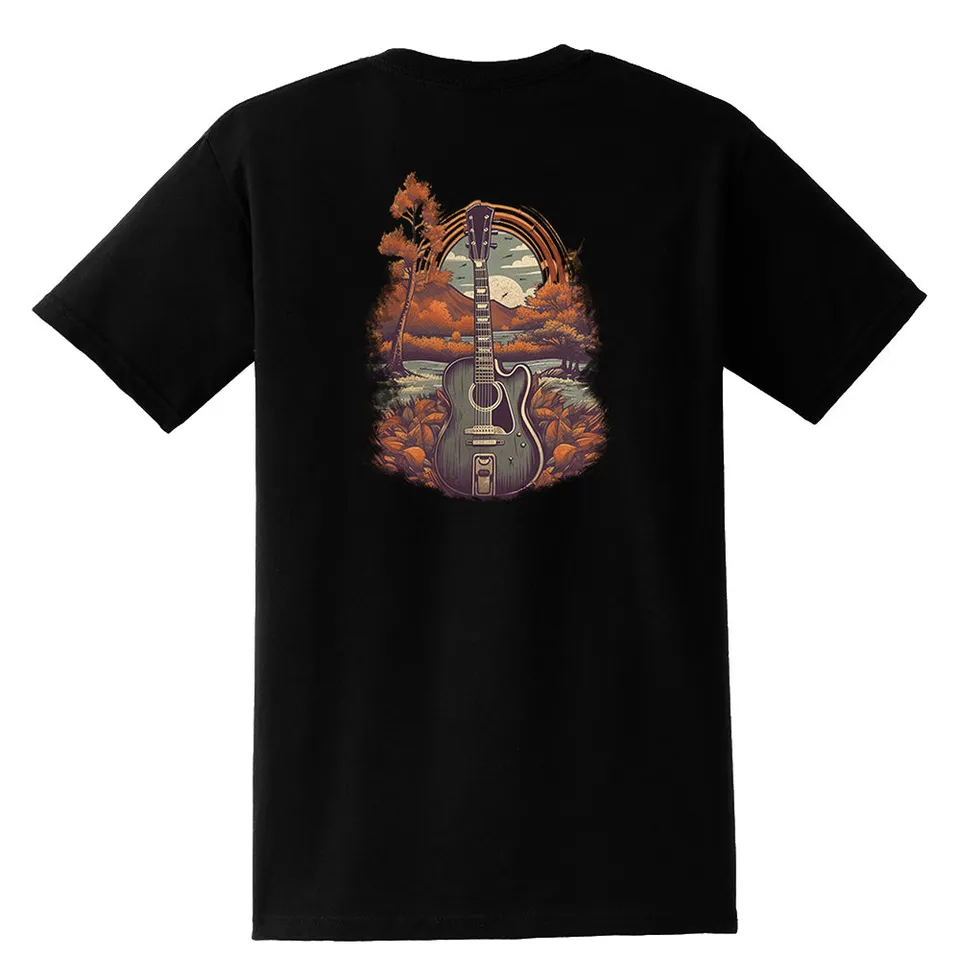 Joe Bonamassa Acoustic Autumn T-skjorte unisex lomme bomull