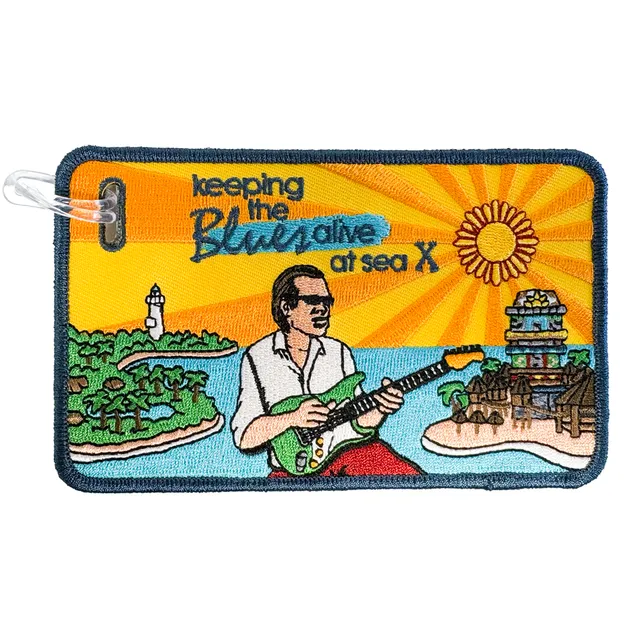 Joe Bonamassa KTBA at Sea bagasjelapp brodert