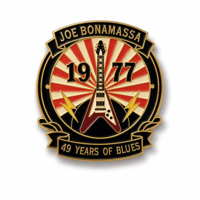 Joe Bonamassa 49 Years of Blues Pin Flying V Limited 100 stk