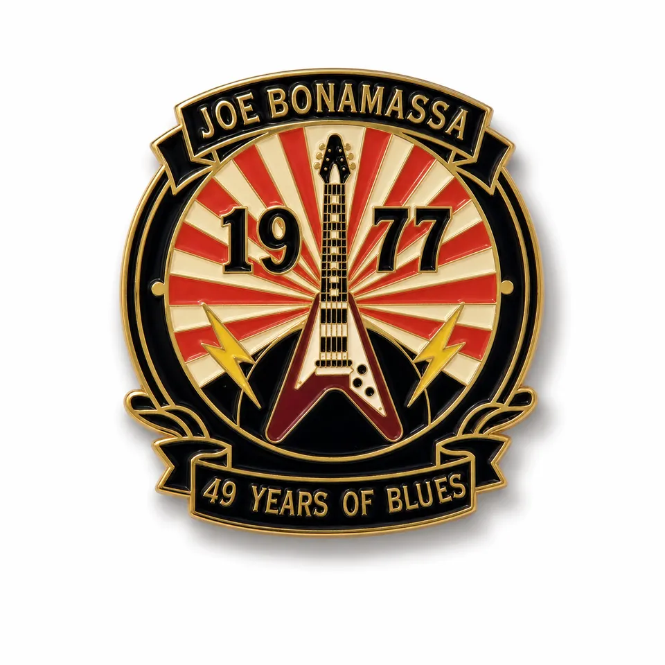 Joe Bonamassa 49 Years of Blues Pin Flying V Limited 100 stk
