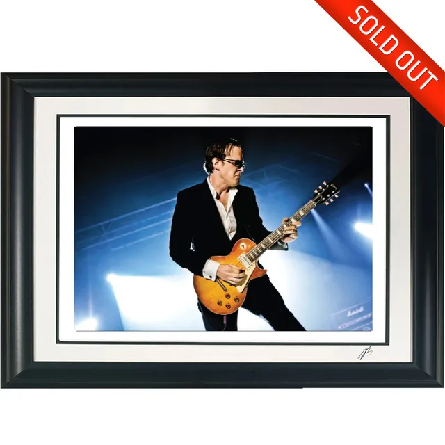 Joe Bonamassa Magellan Litografi #41 Signert Innrammet