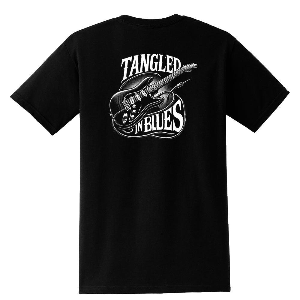 Joe Bonamassa Tangled In Blues t-skjorte lomme rød