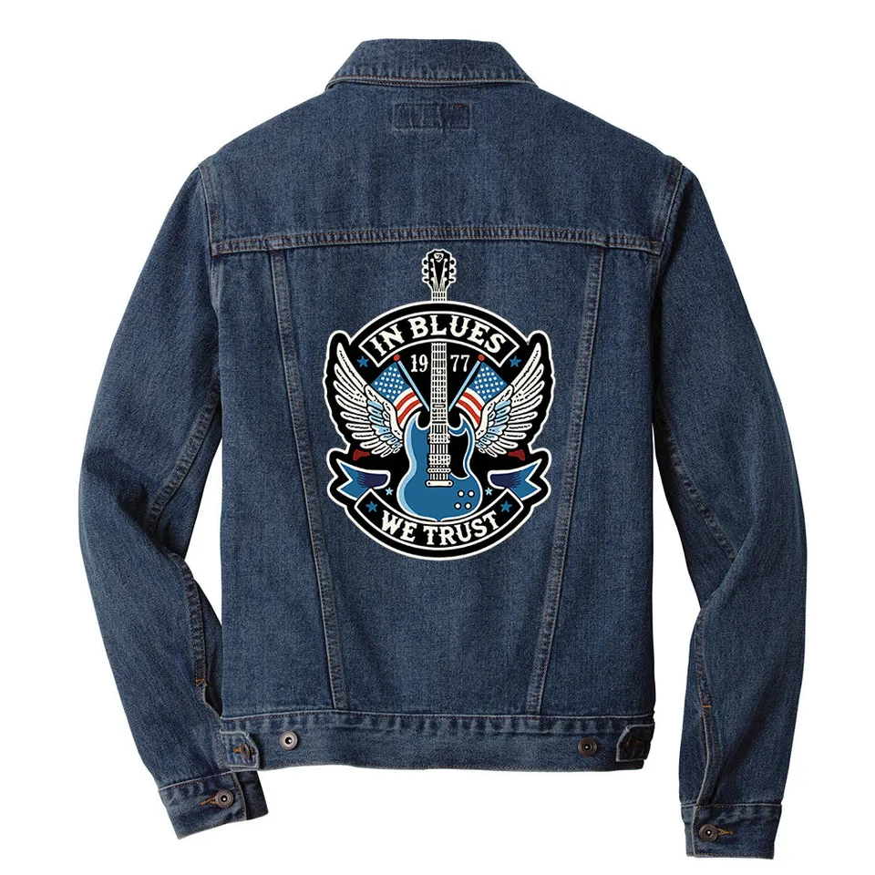 Joe Bonamassa In Blues We Trust SG denimjakke ryggpatch