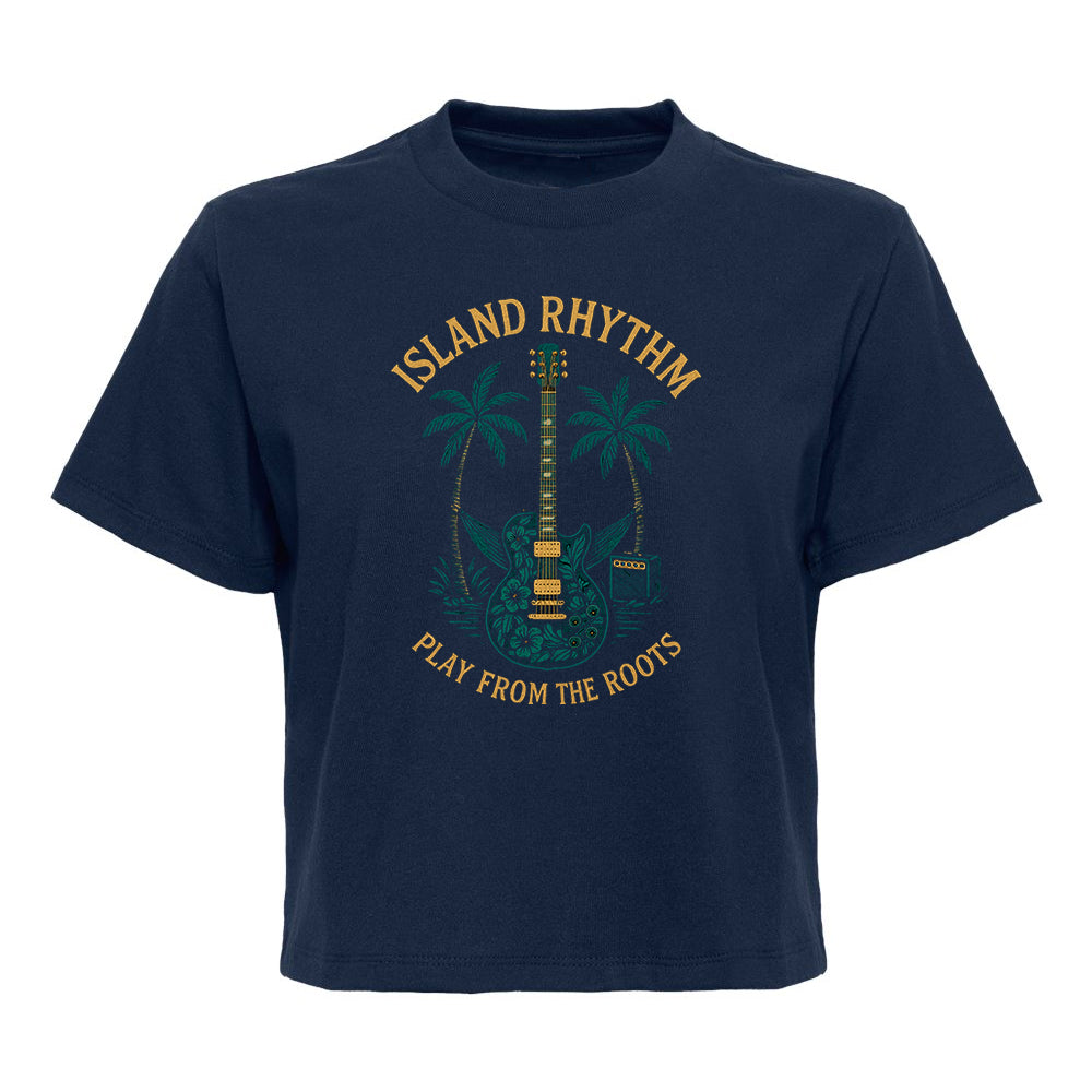 Joe Bonamassa Island Rhythm Boxy T-skjorte dame svart cropped