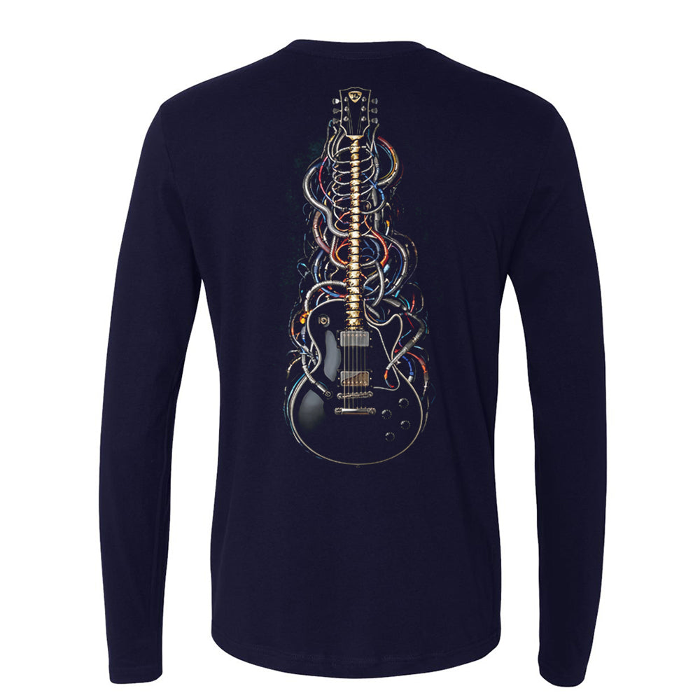 Joe Bonamassa Wired to Rock Langermet herre svart bomull