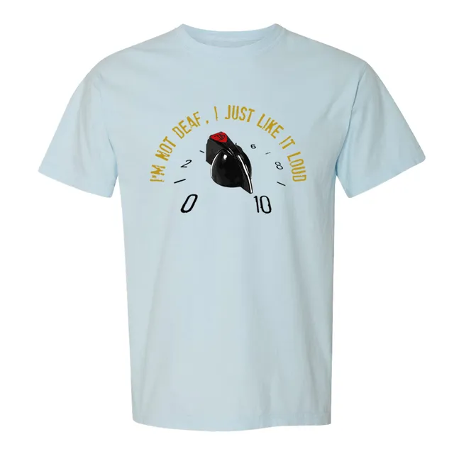 Joe Bonamassa I'm Not Deaf Comfort Colors t-skjorte pepper garment