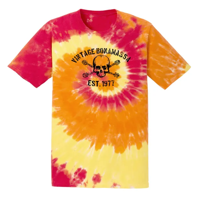 Joe Bonamassa JB Vintage Tie Dye t-skjorte royal