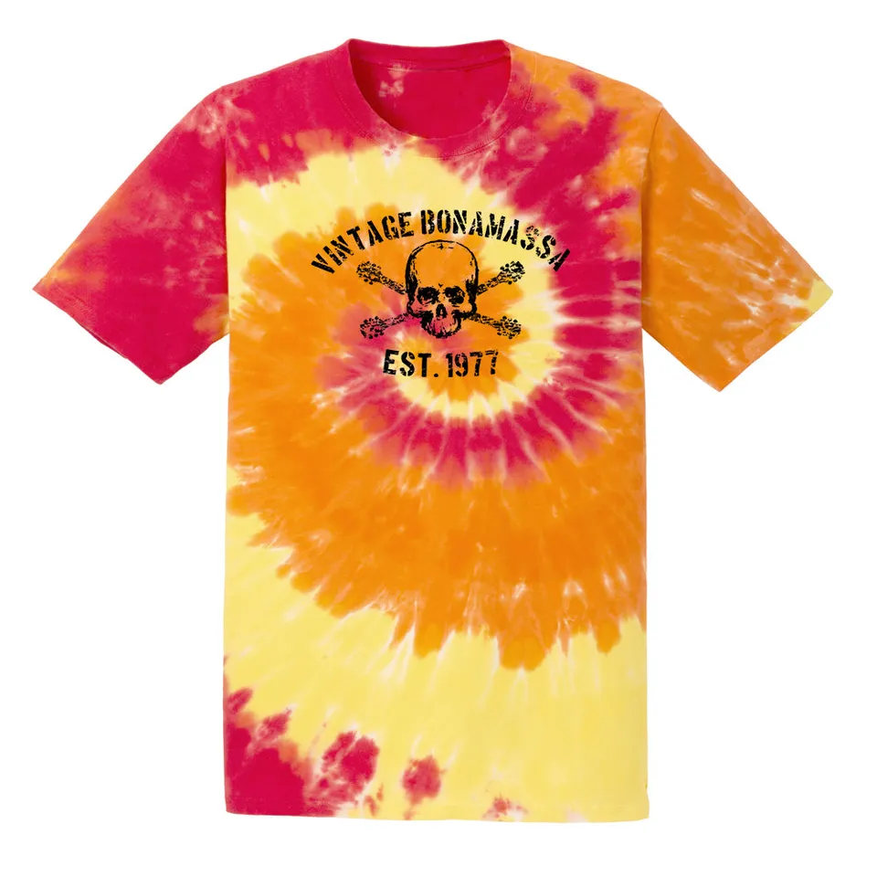 Joe Bonamassa JB Vintage Tie Dye t-skjorte royal