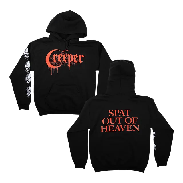 Creeper Spat Out of Heaven hoodie hettegenser svart