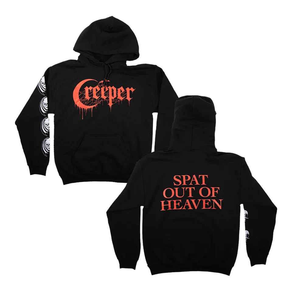 Creeper Spat Out of Heaven hoodie hettegenser svart