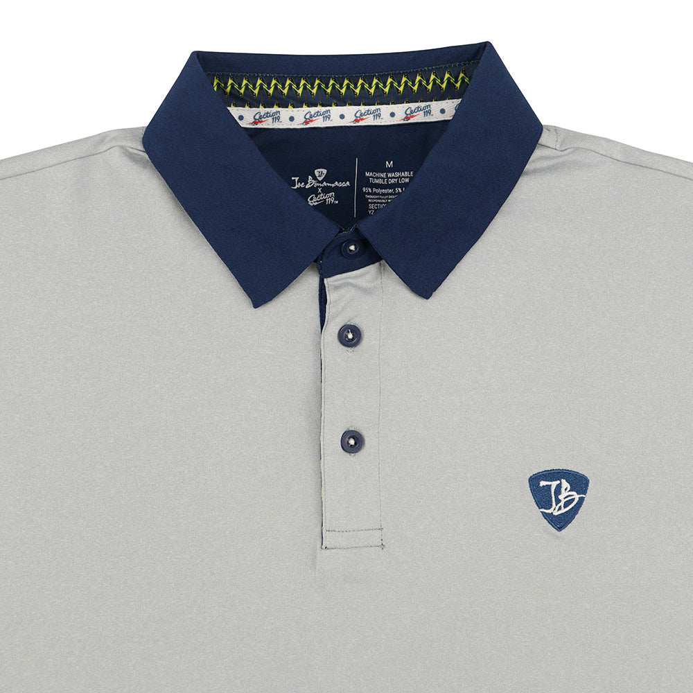 Joe Bonamassa Dry Fit polo SEC.119 herre stretch svart