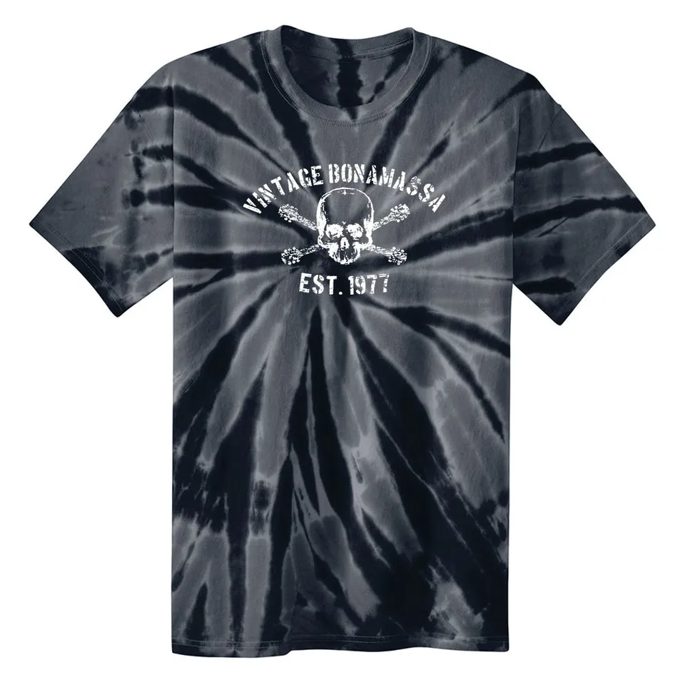 Joe Bonamassa JB Vintage Tie Dye T-skjorte island bomull