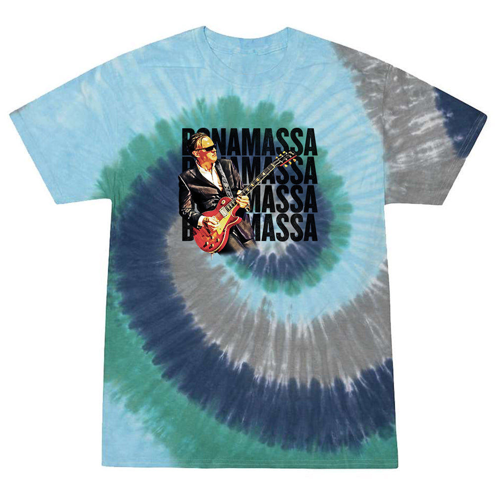 Joe Bonamassa Quadamassa 2.0 tie dye t-skjorte multi