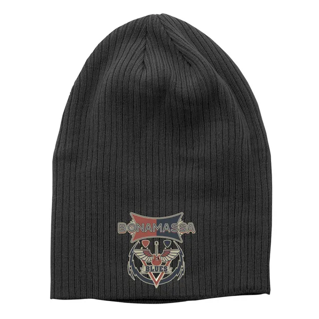 Joe Bonamassa Blues Emblem Lue svart brodert akryl