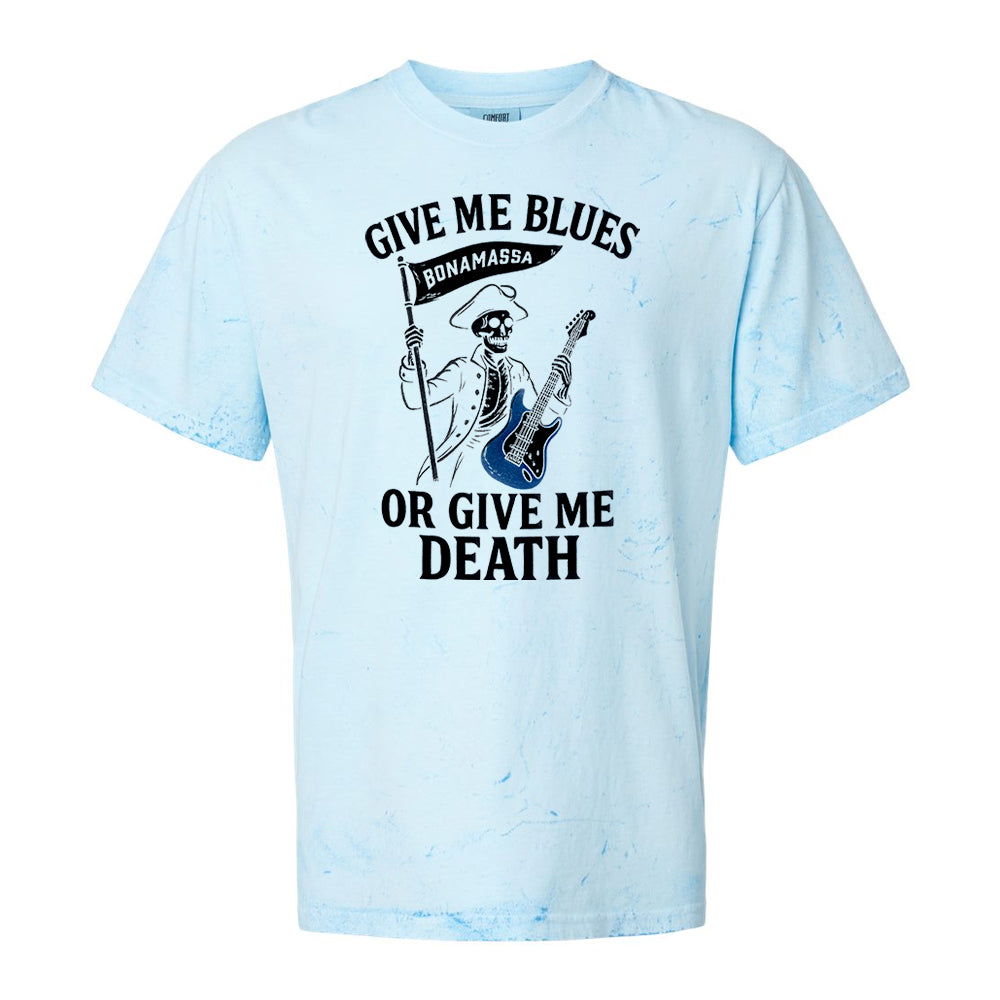 Joe Bonamassa Give Me Blues t-skjorte unisex garment-dyed