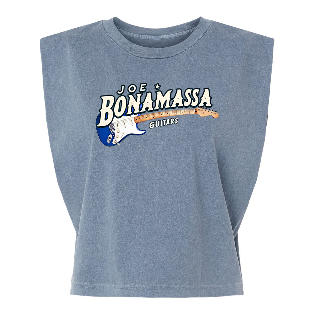 Joe Bonamassa Royal Strat Muscle Tee t-skjorte dame navy