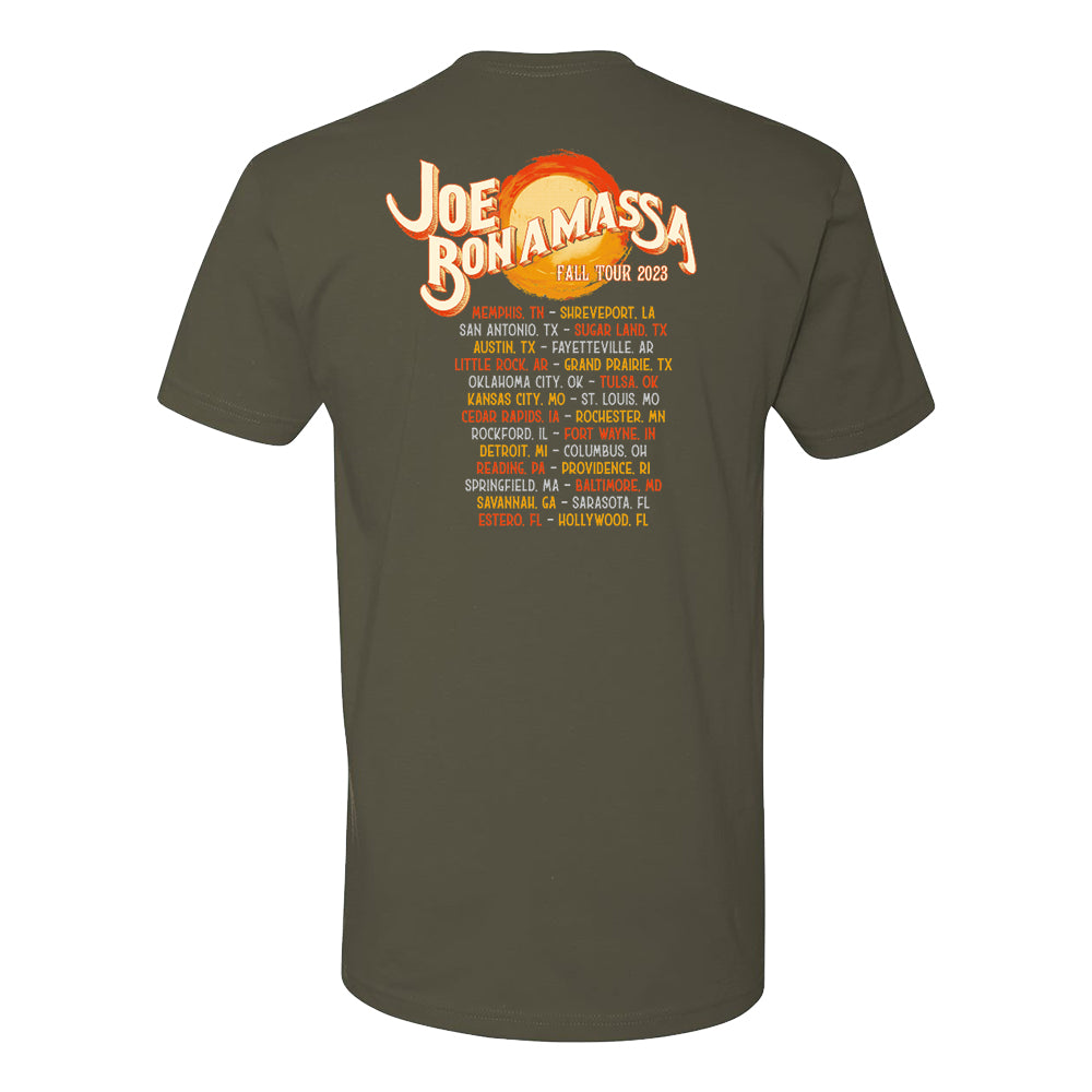 Joe Bonamassa 2023 U.S. Fall Tour Serenade t-skjorte unisex