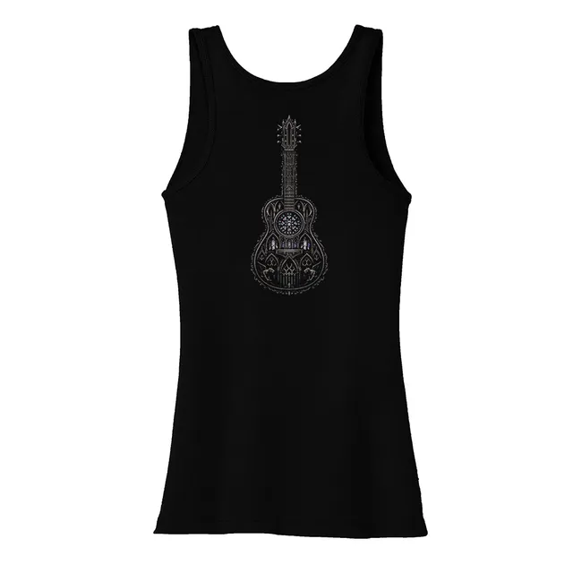Joe Bonamassa Sacred Guitar singlet dame svart bomull