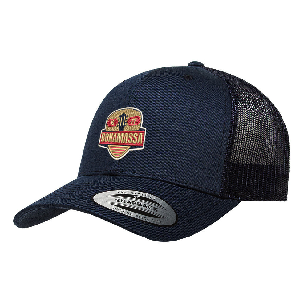 Joe Bonamassa Gold Vintage Pick truckerhatt svart snapback