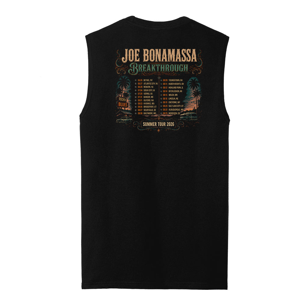 Joe Bonamassa 2026 Summer Tour Muscle Tank singlet svart bomull