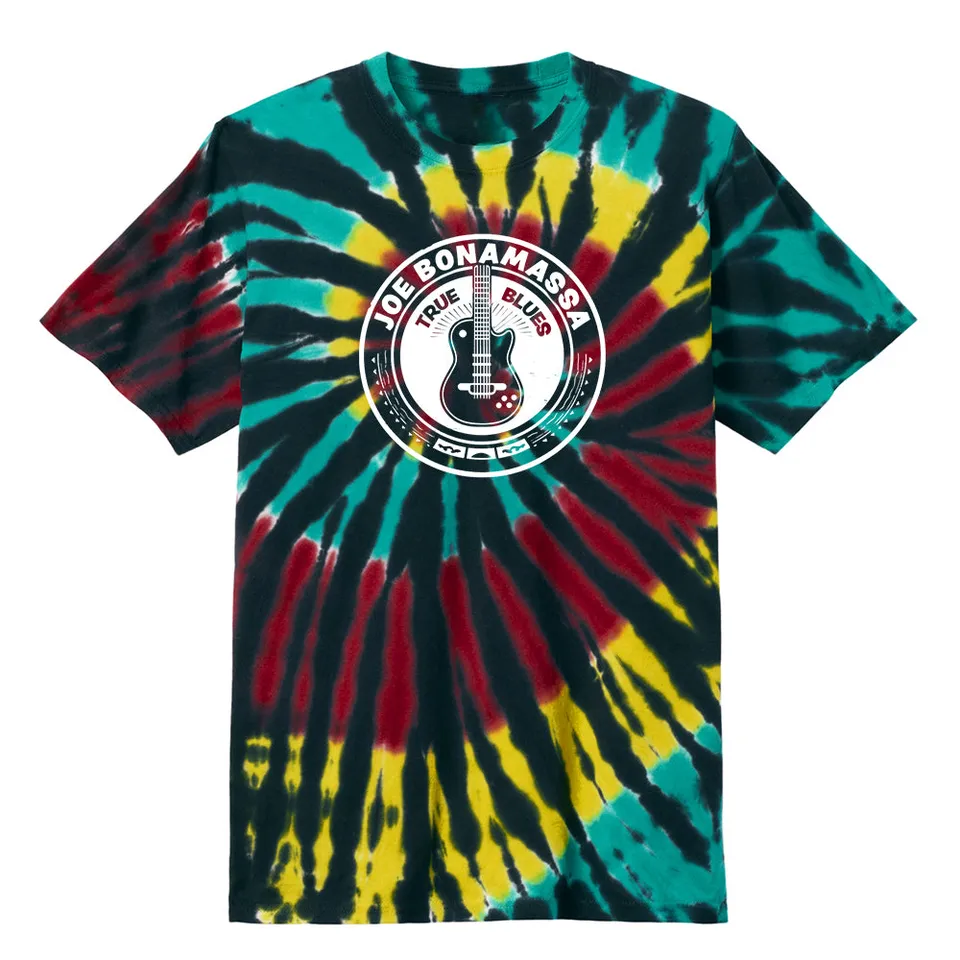 Joe Bonamassa True Blues t-skjorte tie-dye island unisex