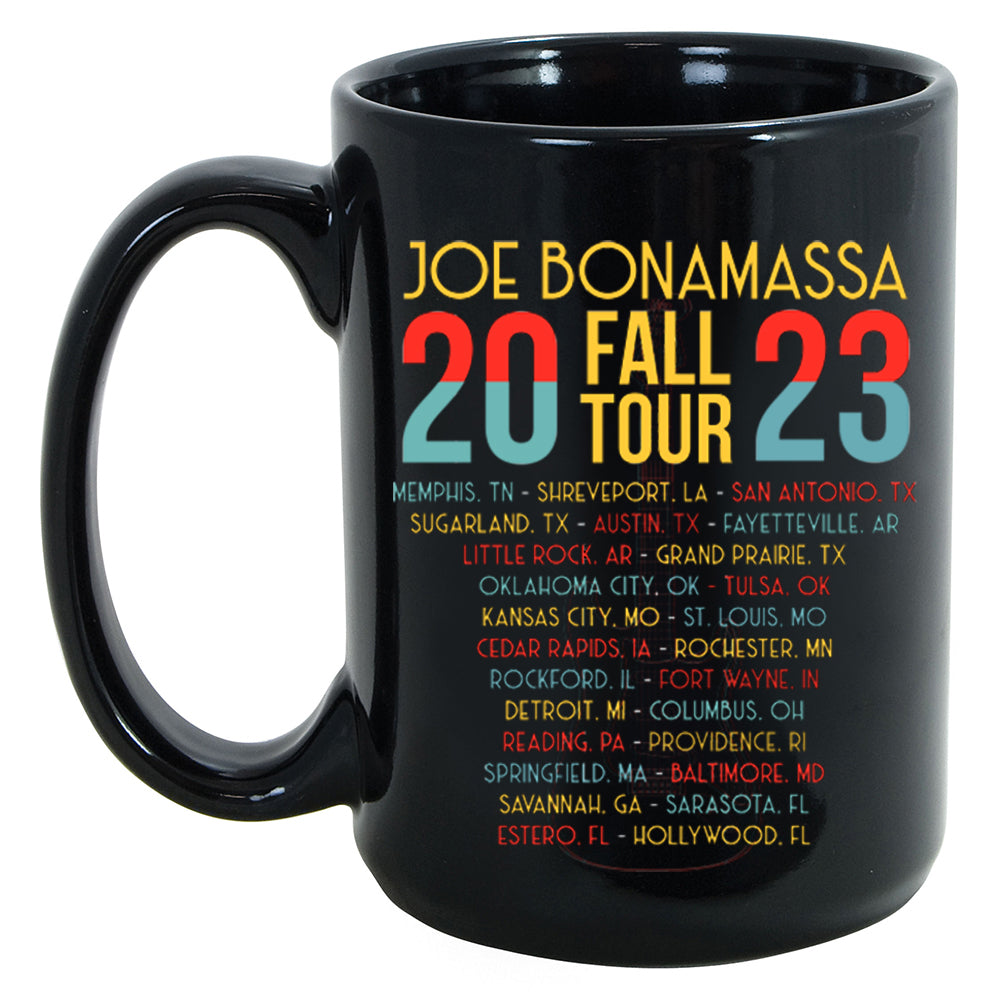 Joe Bonamassa 2023 U.S. Fall Tour krus 11 oz samleobjekt