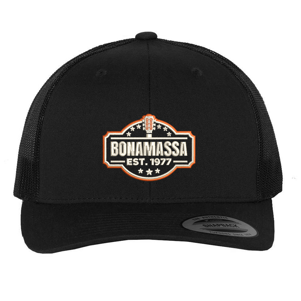 Joe Bonamassa Blues Rock Seal truckercaps svart snapback