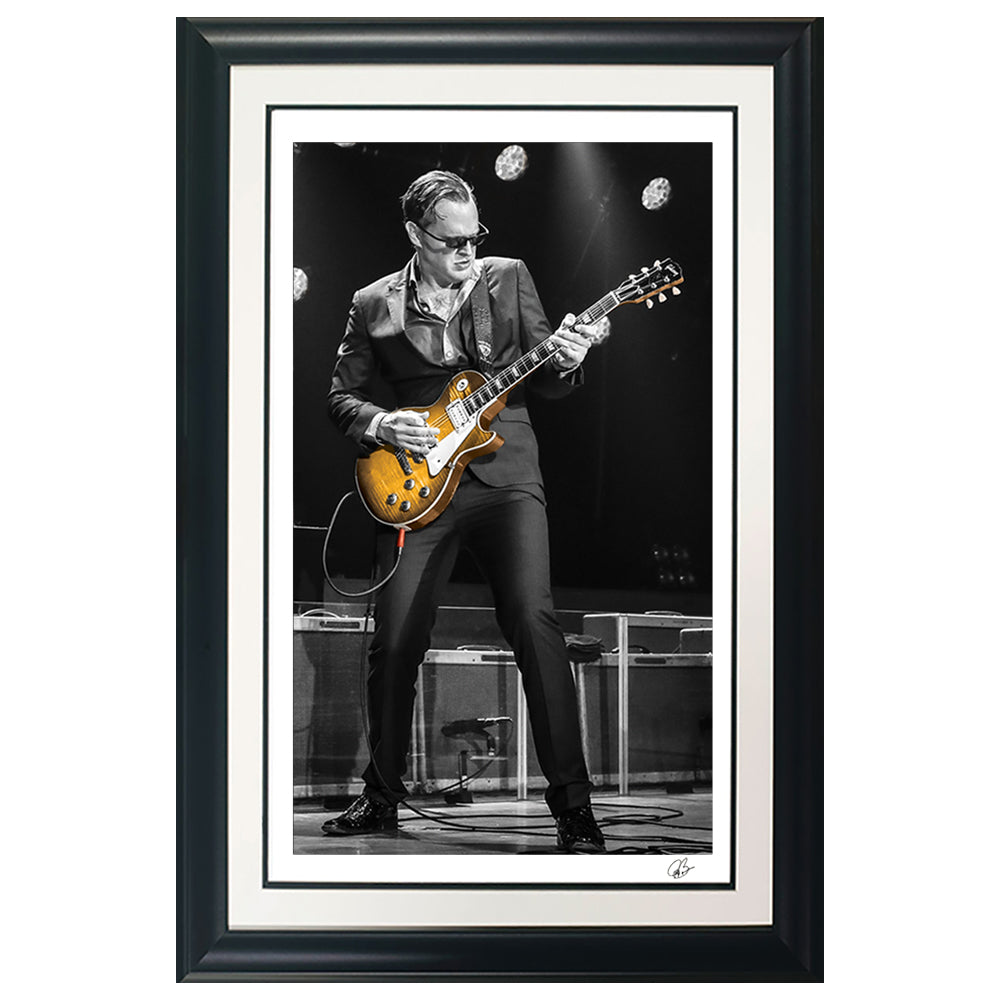 Joe Bonamassa #34 Spot litografi innrammet signert