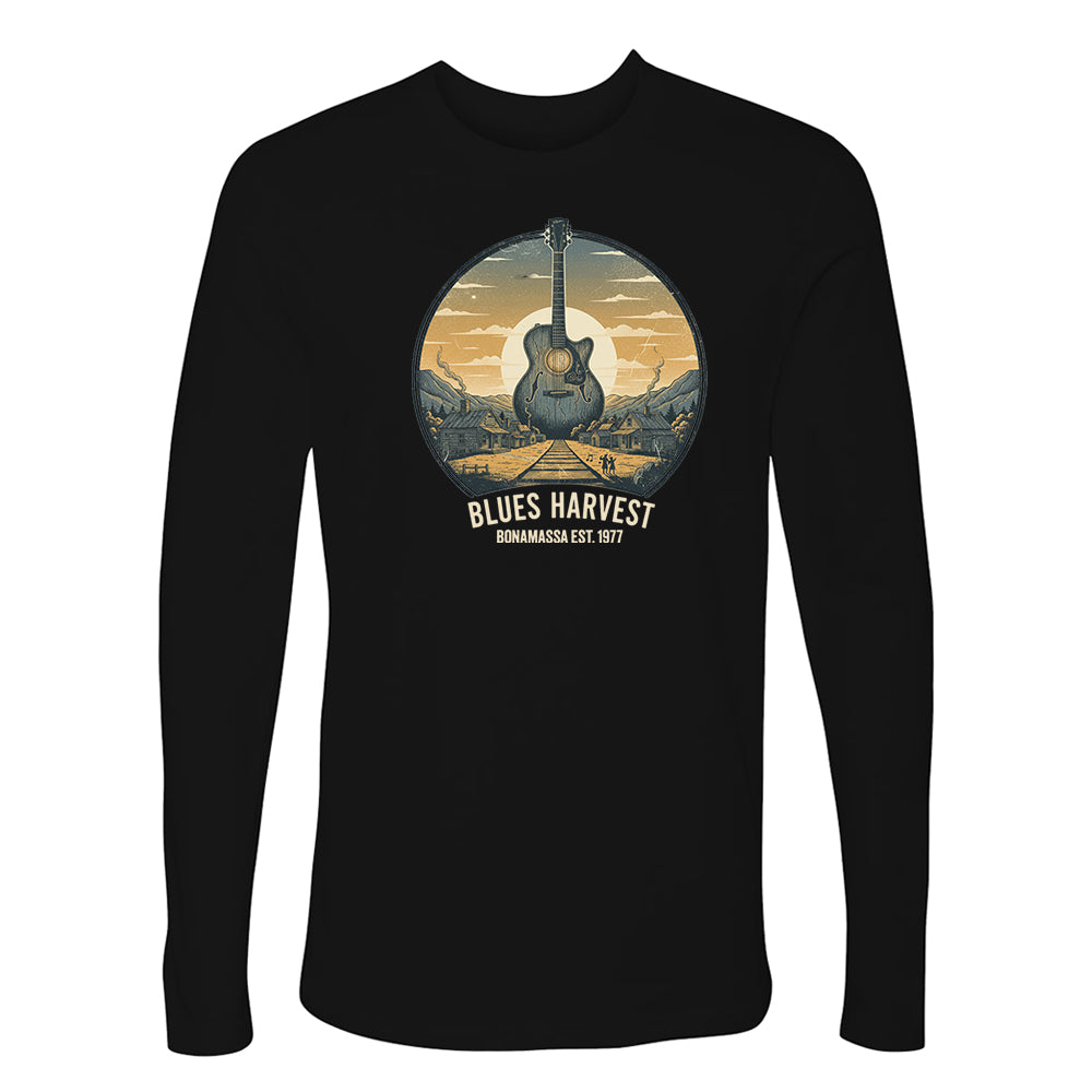 Joe Bonamassa Blues Harvest langermet svart bomull