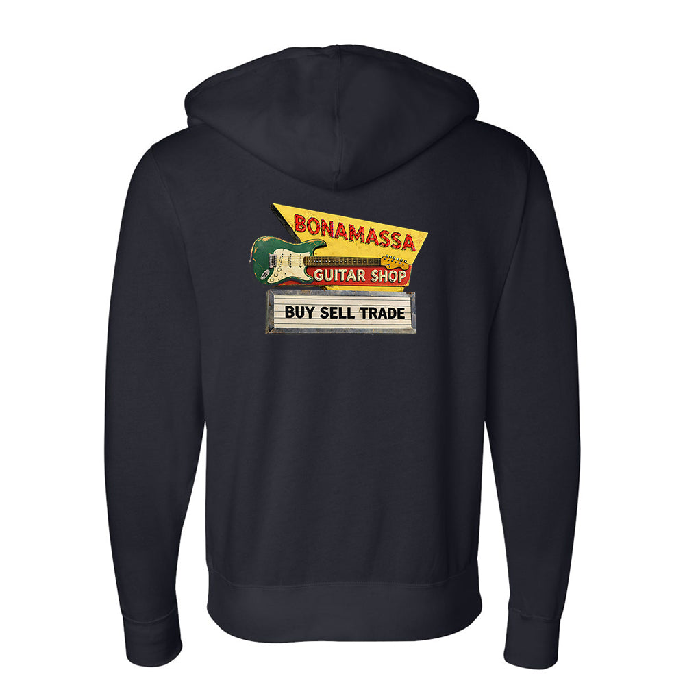 Joe Bonamassa Bona Guitar Shop zip-hoodie hettegenser