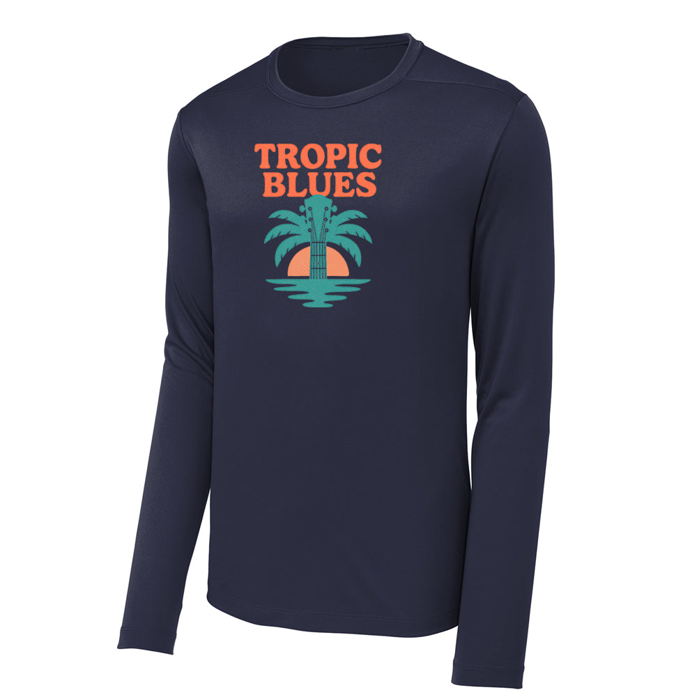 Joe Bonamassa Tropic Blues UV langermet trøye svart UPF50