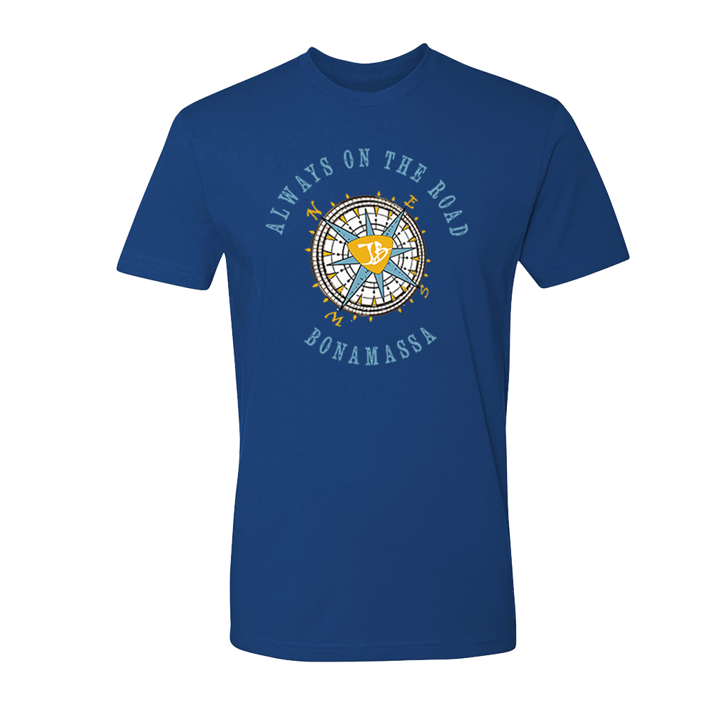 Joe Bonamassa Always on the Road Compass t-skjorte svart