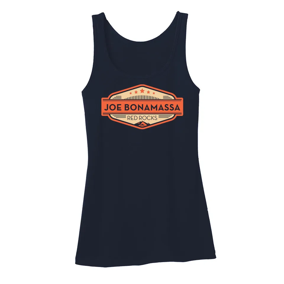 Joe Bonamassa 2023 Red Rocks Tank singlet dame bomull